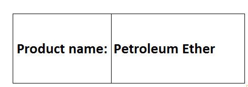 Petroleum Ether