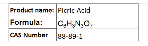 Picric Acid