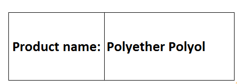 Polyether Polyol