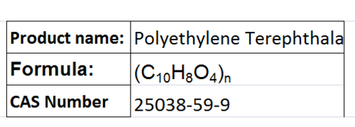 Polyethylene Terephthalate