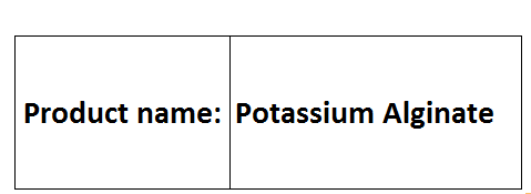 Potassium Alginate