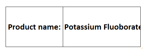 Potassium Fluoborate - Crystalline, 25kg Bags, CAS 14075-53-7 | Fluxing Agent, Plating Additive, 99% Purity, Water Soluble