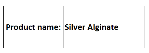 Silver Alginate