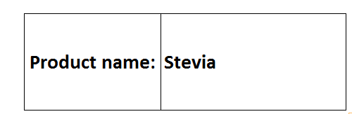 Stevia