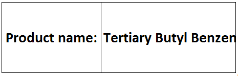 Tertiary Butyl Benzene