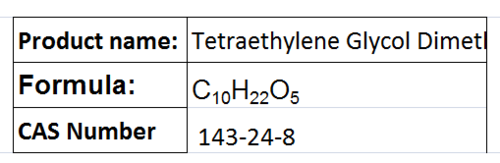 tetraethylene glycol Compounds