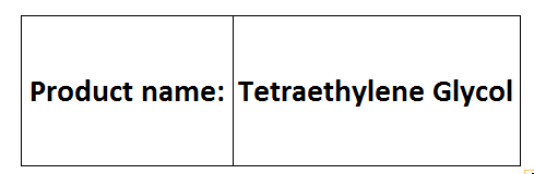tetraethylene glycol Compounds