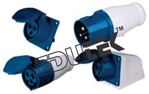 Industrial Socket And Plug By EDUTEK INSTRUMENTATION