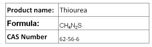 Thiourea