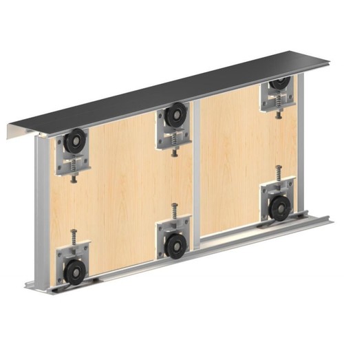 Wadrobe sliding fitting