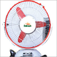 DC Fan - Plastic Blades, 8 Inches Diameter, Red Color | Energy Efficient, Quiet Operation, Portable Cooling Desk Fan, 5W Power Consumption