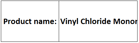 Vinyl Chloride Monomer