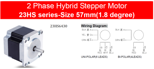 Stepping motor 23HS6430