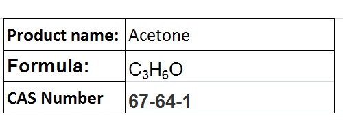 Acetone - Colorless Solvent, Boiling Point 56°C, CAS 67-64-1 | Laboratory Grade, Versatile Cleaner, 99.5% Purity