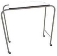 Over Bed Table - Steel, Height Adjustable 2-3 Feet | Ideal For Laboratory Usage