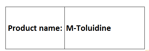 M-Toluidine - C7H9N, Boiling Point 203°C, Density 0.98 g/cm³ | High Purity, Versatile Use, Dye Manufacturing Agent