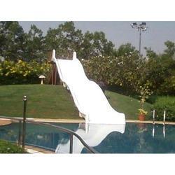 Couple Water Slide - Polymer-Based Plastic & Metal, 10-20 Meters Length | High Strength, Weather Resistant, Integrated Pump System for Kids & Adults, 2 Person Capacity
