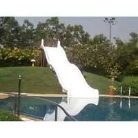 Couple Water Slide - Polymer-based Plastic & Metal, 10-20 Meters Length | High Strength, Weather Resistant, Integrated Pump System For Kids & Adults, 2 Person Capacity