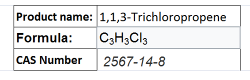 1,1,3-Trichloropropene