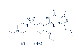 Vardenafil hydrochloride trihydrate