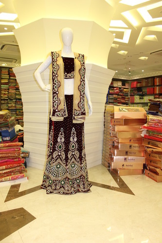 Dark Blue Lehenga Choli