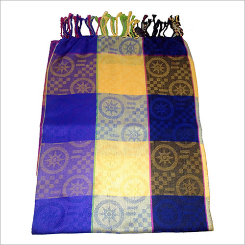 Check Printed Woolen Stole