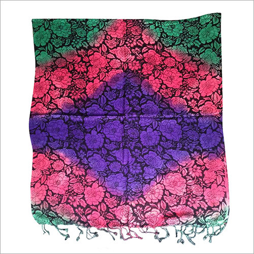 Multi Colored Floral Stole Multi Colored Floral Stole