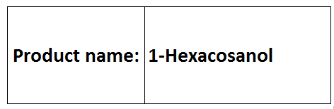 1-Hexacosanol - C26H54O, CAS 3331-46-3, 98% Purity | Plant-Derived Wax Component, Cosmetic Ingredient, Bio-Based