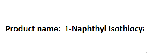 1-Naphthyl Isothiocyanate