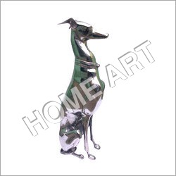 Large Metal Greyhound Statue