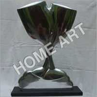 Metal Goblet Sculpture