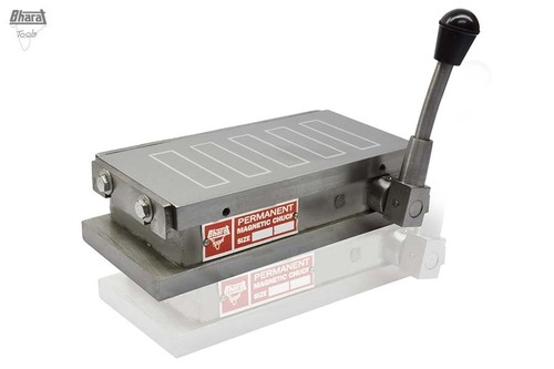 Magnetic Chucks - 450x150 mm Heavy Duty Permanent Holding Power | Solid Mild Steel Easy Operation On-Off Lever Maximum Strength