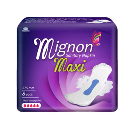 Multicolor Sanitary Napkins Packaging