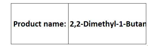 2,2-Dimethyl-1-Butanol - C6H14O, Boiling Point 132-135°C, Density 0.81 g/mL | Organic Solvent, >98% Purity, Industrial Use