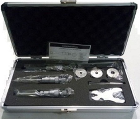 Three Point Internal Micrometer - 20-50 mm Range Durable Carbide Tipped Contact Points Supplied with Protective Case and Setting Rings