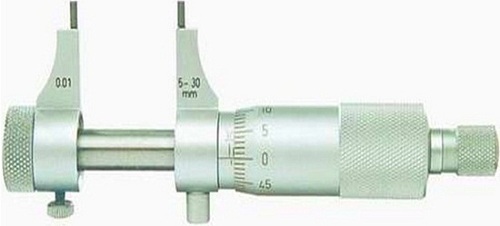 Internal Micrometer - 50-75 mm Range, Carbide Jaws, 0.01 mm Resolution | Jaw Type Internal Micrometer