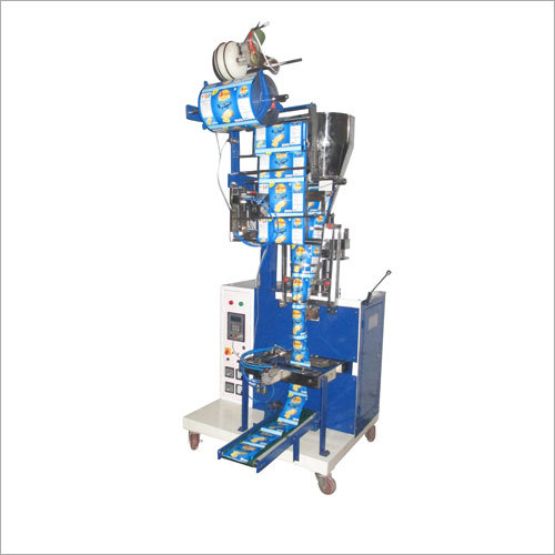 Blue Pneumatic Namkeen Packing Machine