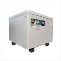 Static Voltage Regulator - Aluminum And Steel, 300x300x400mm, Off-white | Efficient Operation, Customizable, Low Discharge, Robust Design