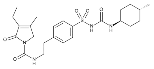 Glimepiride for system suitability