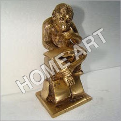 Antique Gorilla Figurine Statue