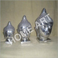 Buddha Head Set Sculptures