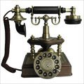 Old Telephones - Brass & Iron With Black & Silver Plating | Antique Style, Nautical Theme, Ideal For Home Decor, Easy Maintenance, Long-lasting