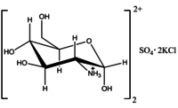 Glucosamine sulfate potassium chloride