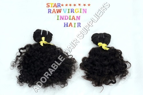 Â INDIAN VIRGIN CURLY HAIR WEFT