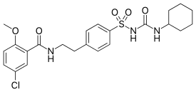 Glybenclamide Cas Number : 10238-21-8 - Molecular Formula: C&#8322;&#8323;H&#8322;&#8328;Cln&#8323;O&#8325;S