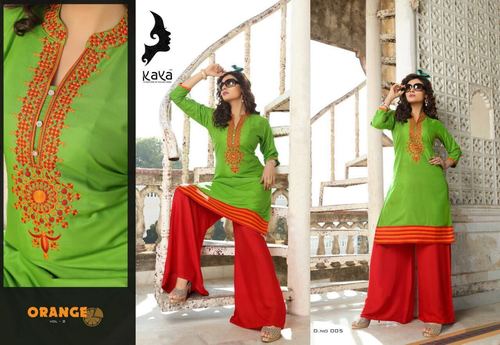 Green Kaya Ladies Kurtis