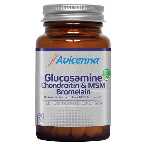 Glucosamine & Chondroitin & MSM Joint Support Tablet - 90 Tablets | Promote Joint Health, Strengthen Cartilage, Reduce Osteoarthritis Pain
