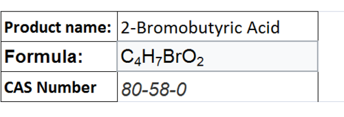 2-Bromobutyric Acid