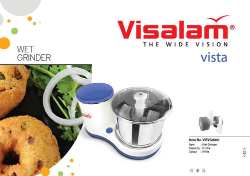 Stainless Steel Vista Wet Grinder
