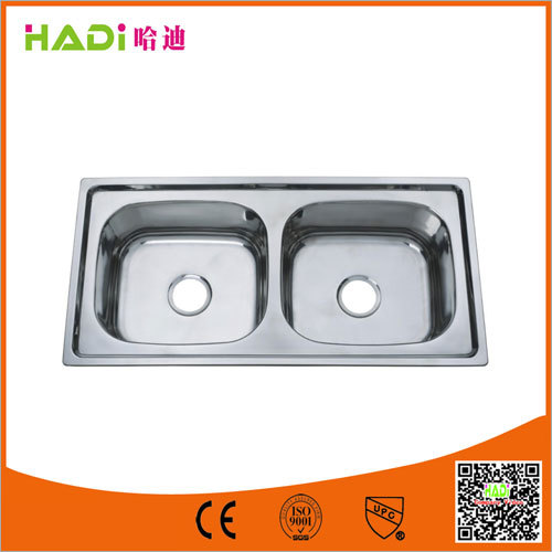 Two Compartment Stainless Steel Kitchen Sink